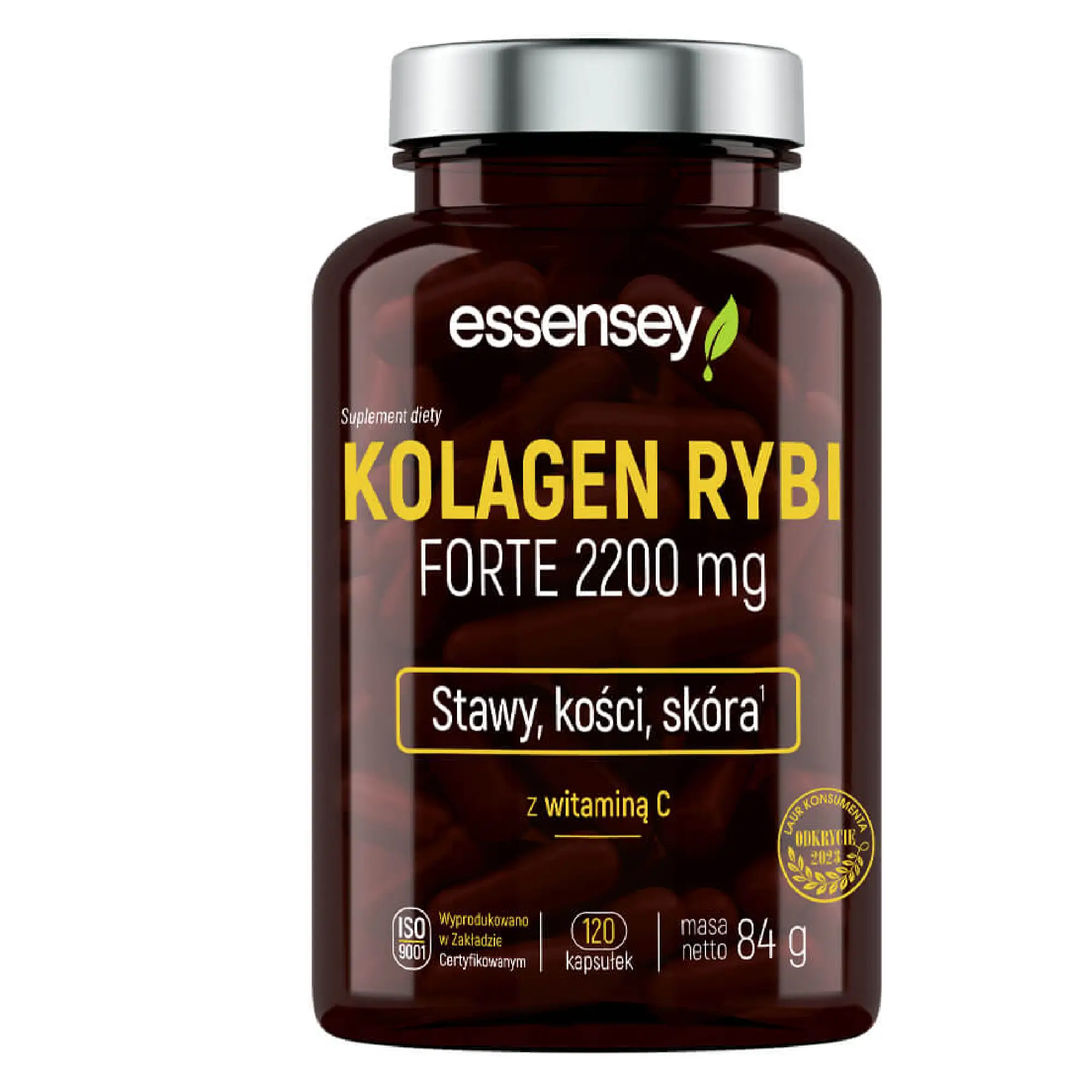 Essensey, Kolagen Rybi Forte 2200 mg, kapsułki, 120 sztuk zdjęcie