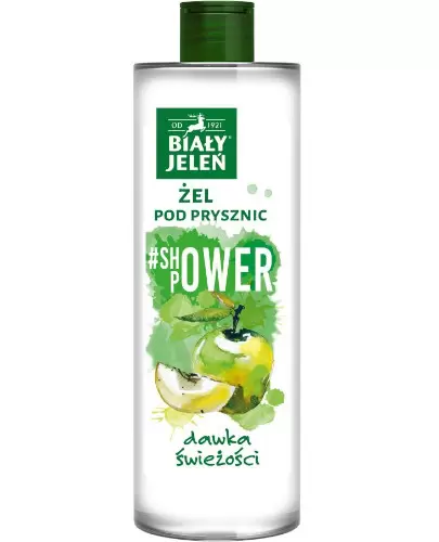 Biały Jeleń Shower Power żel pod prysznic jabłko 400 ml zdjęcie