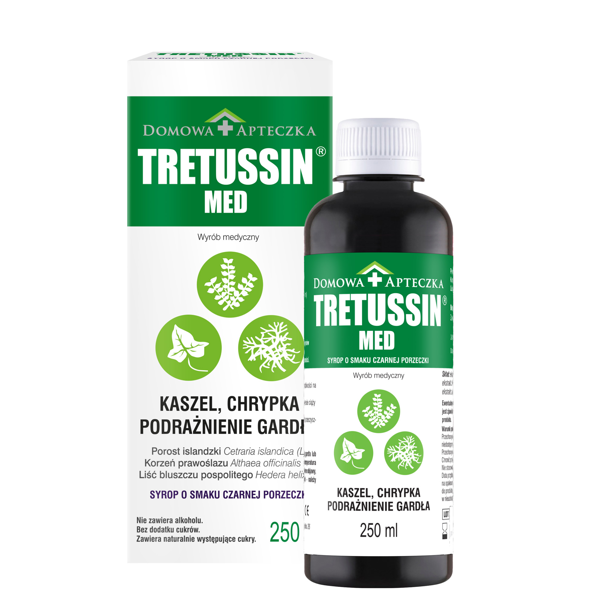 Tretussin Med o smaku czarnej porzeczki syrop 250 ml zdjęcie