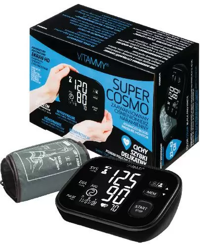 Vitammy Super Cosmo ciśnieniomierz naramienny kolor black and white 1 sztuka zdjęcie