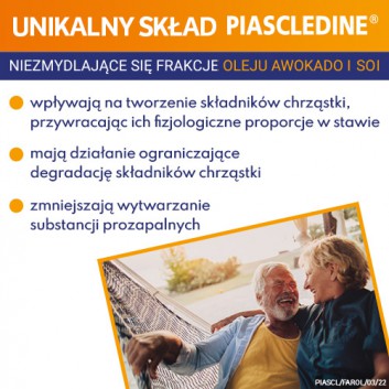 Piascledine, 100 mg + 200 mg, kapsułki twarde, 30 sztuk