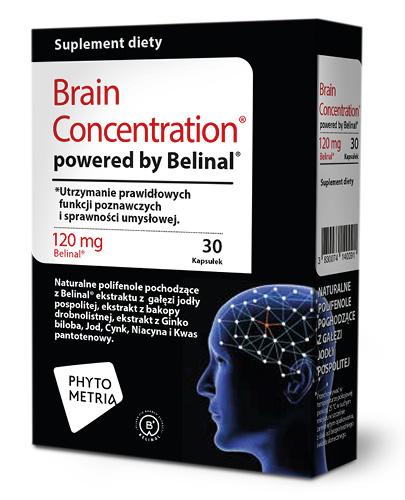 Brain Concentration® powered by Belinal® 120 mg, 30 kapsułek zdjęcie