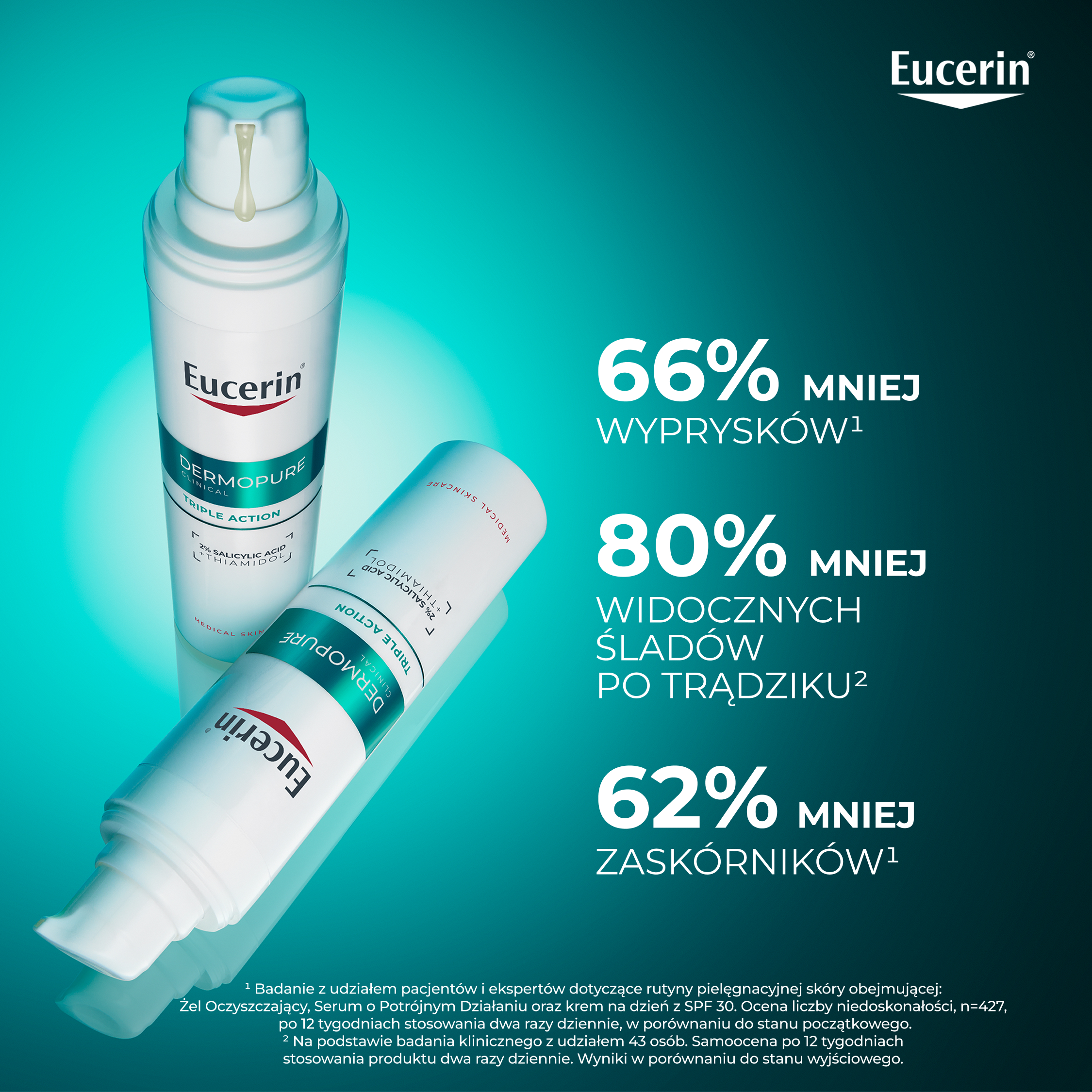 Eucerin Dermopure Clinical, Serum o potrójnym działaniu, 40 ml