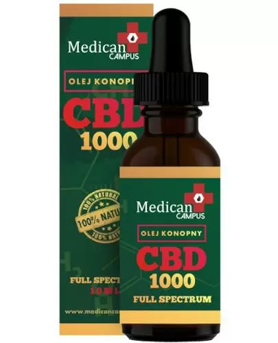 Medican Campus olej konopny CBD 1000 Full Spectrum 10 ml zdjęcie