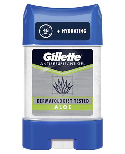 Gillette Antiperspirant Gel Aloe Antyperspirant w żelu dla mężczyzn, 70 ml, cena, opinie, stosowanie zdjęcie