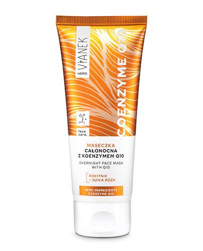 Vianek Hero Coenzyme Q10, Maseczka do twarzy całonocna z koenzymem Q10, 75 ml zdjęcie