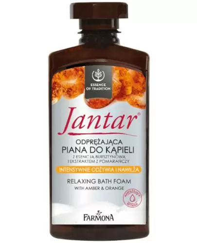 Farmona Jantar odprężająca piana do kąpieli z esencją bursztynową i ekstraktem z pomarańczy 330 ml zdjęcie