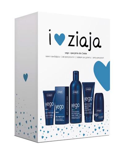 Ziaja Yego balsam po goleniu 75 ml + żel 3w1 pod prysznic 300 ml + anty-perspirant 60 ml + krem nawilżający 50 ml [ZESTAW] zdjęcie