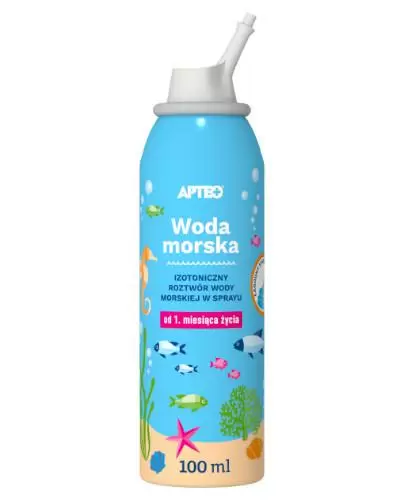 Apteo woda morska spray do nosa 100 ml zdjęcie