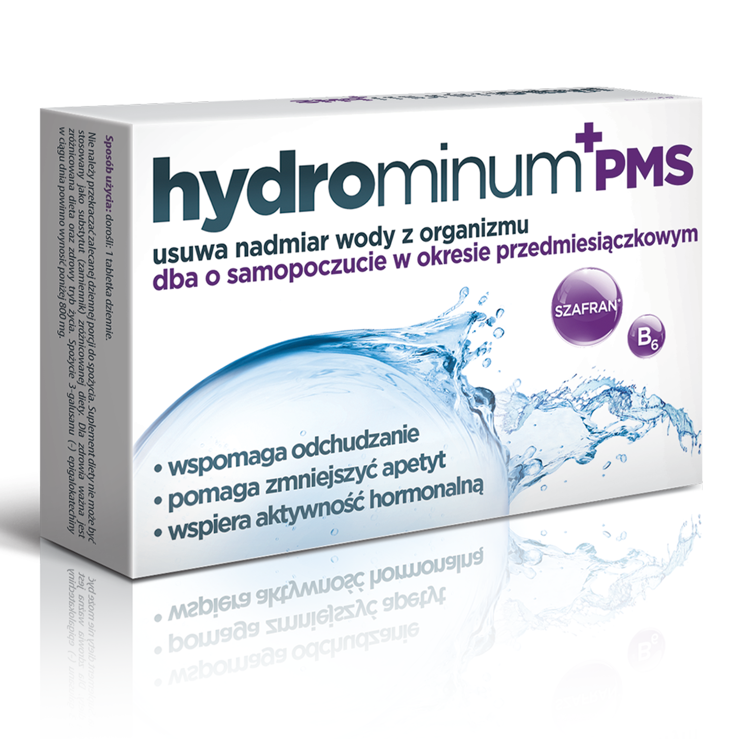 Hydrominum +PMS, tabletki, 30 sztuk