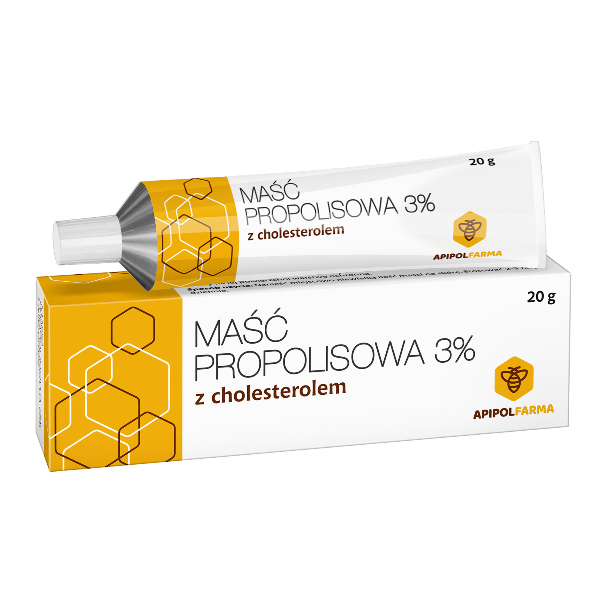 Maść propolisowa 3% z cholesterolem 20 g zdjęcie
