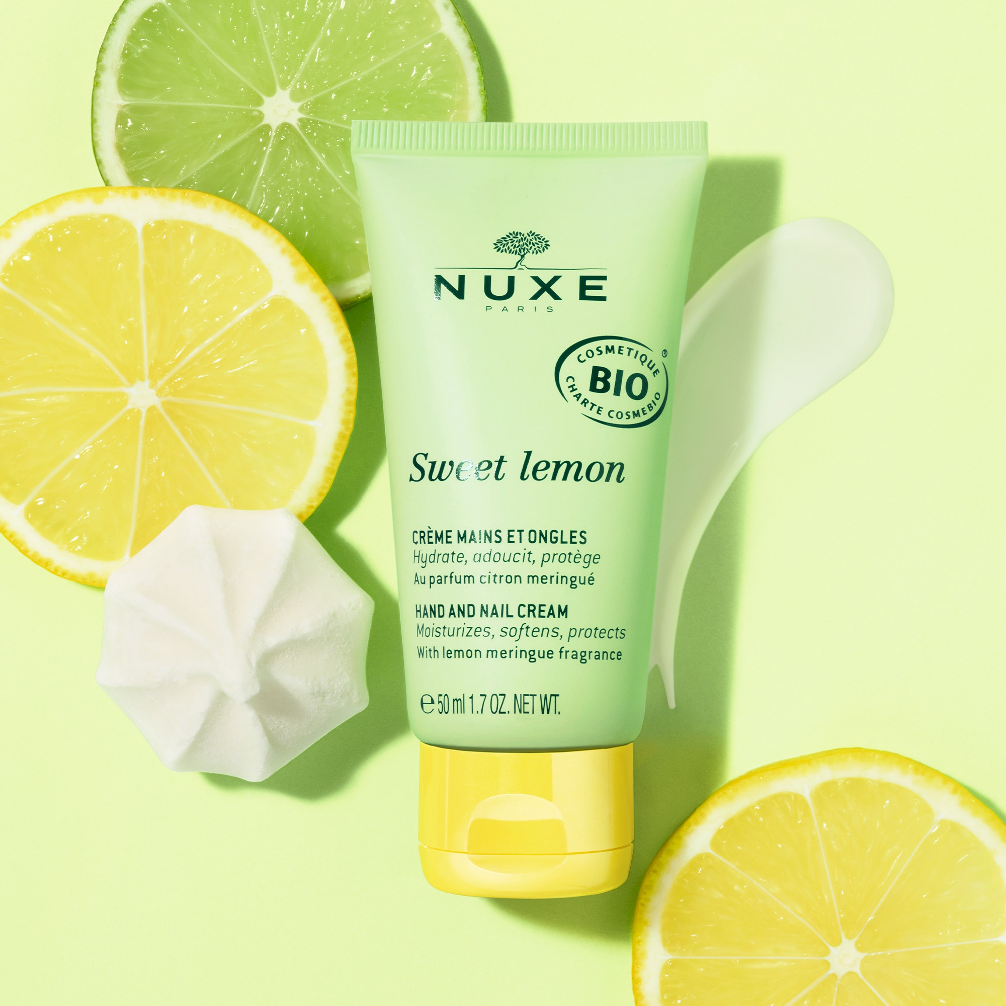 Nuxe Sweet Lemon, krem do rąk, 50 ml