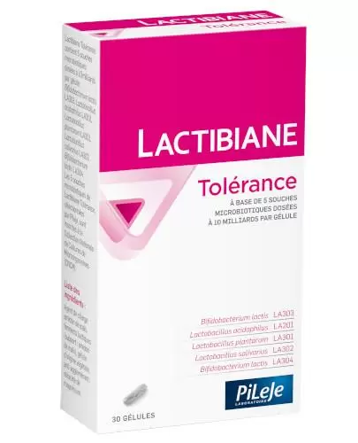 Lactibiane Tolerancja, 30 kaps., cena, opinie, właściwości zdjęcie