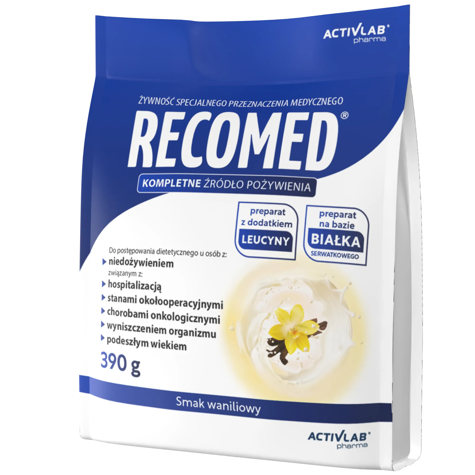 RecoMed, proszek, smak wanilia, 390 g zdjęcie