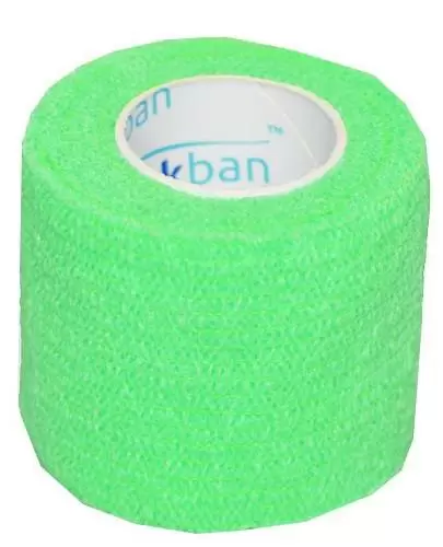 Stokban bandaż elastyczny samoprzylepny jasny zielony 10cm x 4,5m 1 sztuka zdjęcie