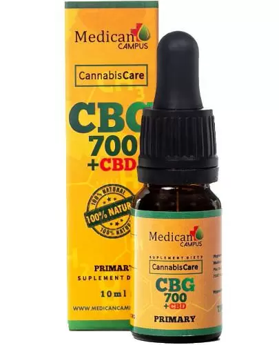 Medican Campus olej konopny CBG 700 + CBD Primary 10 ml zdjęcie