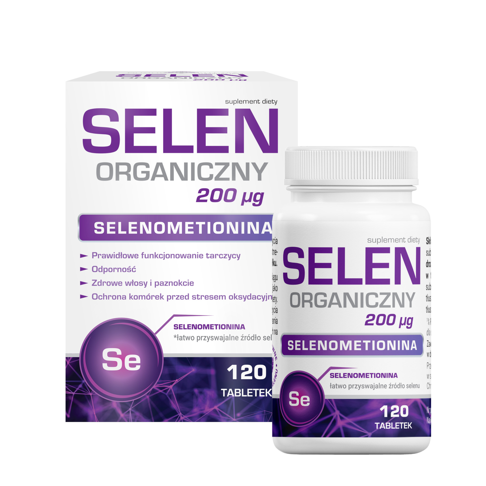 Domowa Apteczka Selen organiczny, tabletki, 120 sztuk
