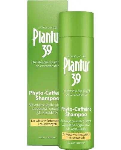 Plantur39, Phyto-Caffeine Shampoo, szampon do włosów farbowanych i zniszczonych, 250 ml zdjęcie