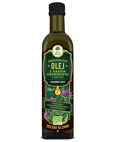 Dary Natury Ekologiczny olej z nasion ostropestu plamistego 250 ml cena, opinie, stosowanie zdjęcie