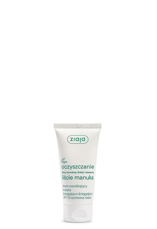ZIAJA OCZYSZCZANIE Liście manuka krem nawilżający balans korygująco-ściągający, 50 ml zdjęcie