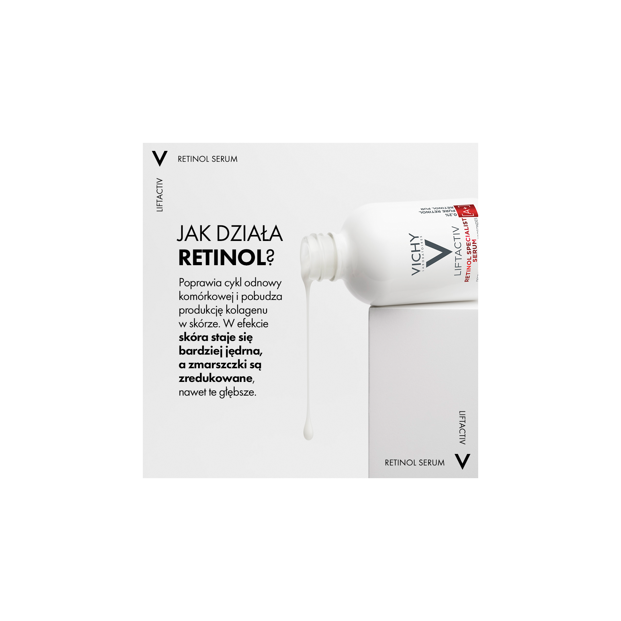 Vichy Liftactive Specialist Retinol, serum przeciwzmarszczkowe na noc, 30 ml