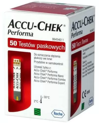 Accu-Chek Performa test paskowy 50 sztuk zdjęcie