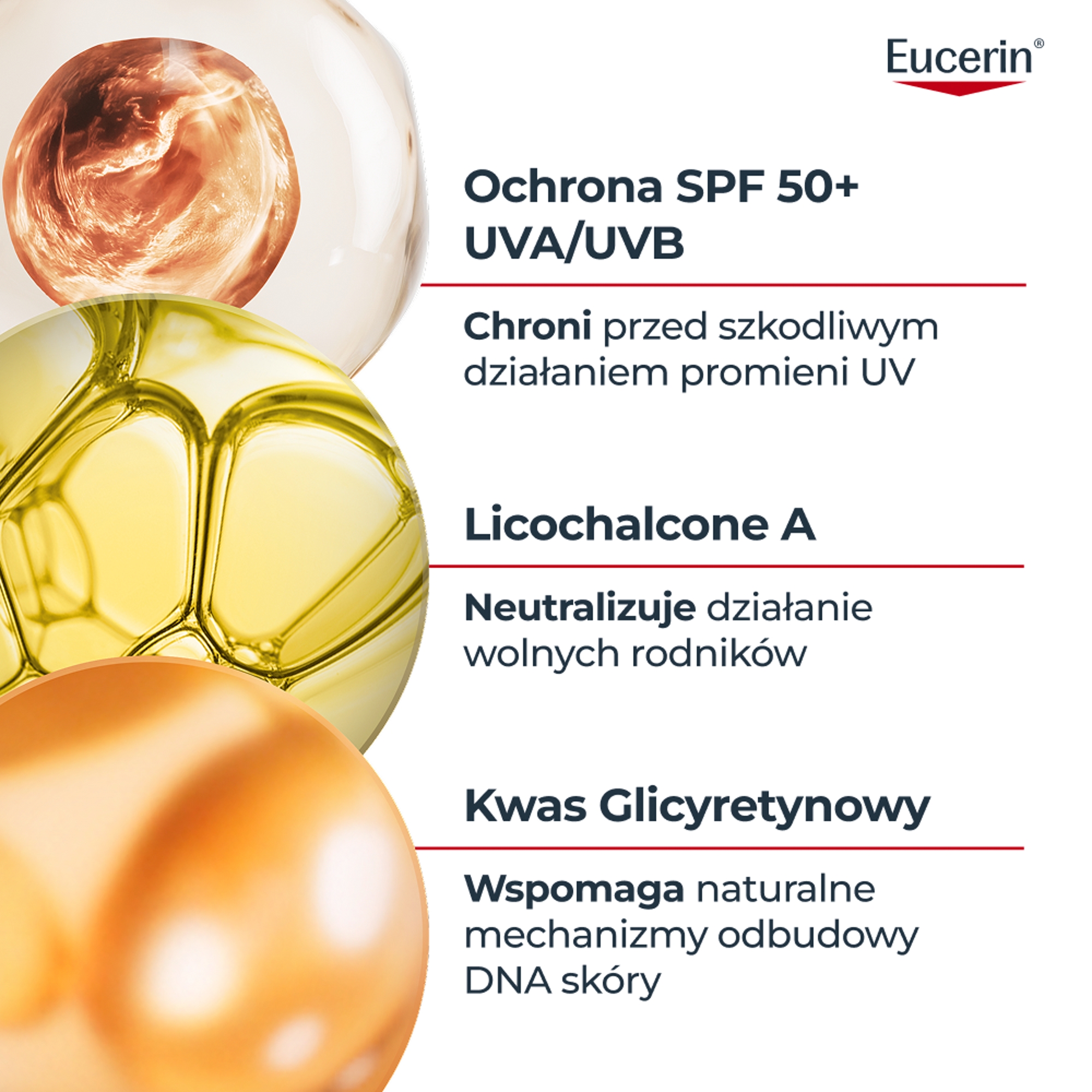 Eucerin Oil Control SPF 50, Transparentny spray ochronny do ciała, 200 ml