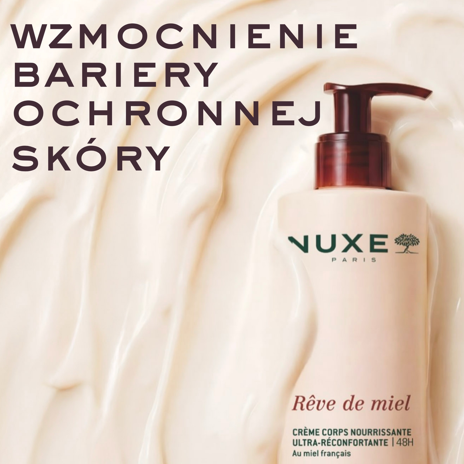 Nuxe Reve de Miel Ultrakomfortowy odżywczy balsam do ciała, 400 ml