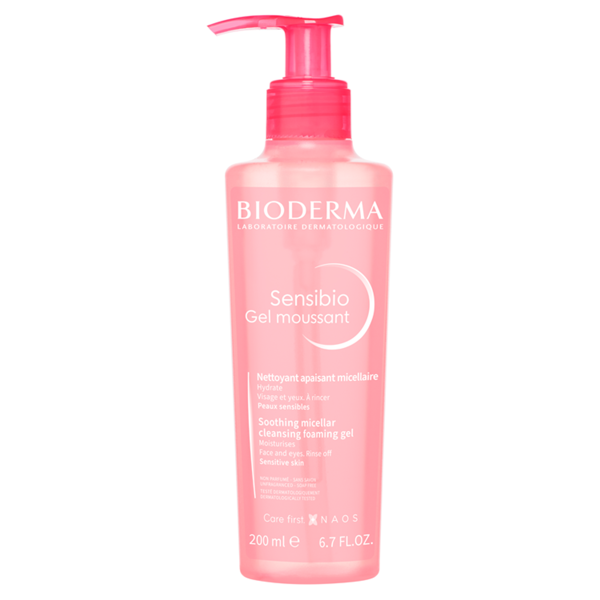BIODERMA SENSIBIO GEL MOUSSANT, żel do mycia twarzy, 200 ml zdjęcie