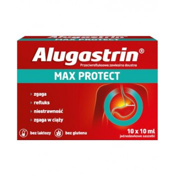 Alugastrin Max Protect 10 ml, 10 saszetek