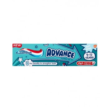 Aquafresh Advance pasta do zębów z fluorkiem dla dzieci 9-12 lat 75 ml
