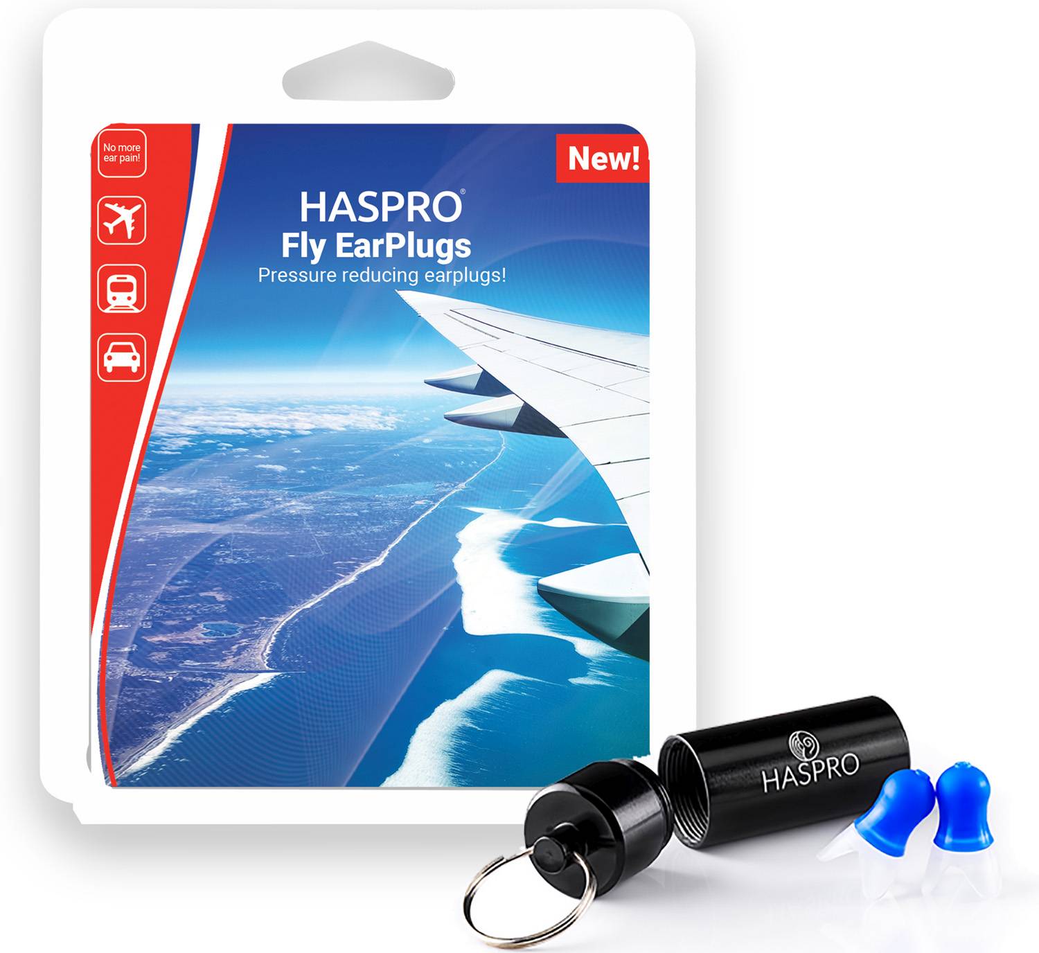 Zatyczki do uszu wielorazowe Haspro Fly EarPlugs 1 para zdjęcie