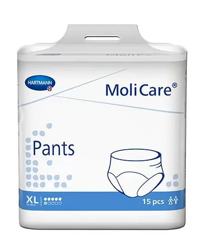 Hartmann MoliCare Pants 6 kropli majtki chłonne rozmiar XL 15 sztuk zdjęcie