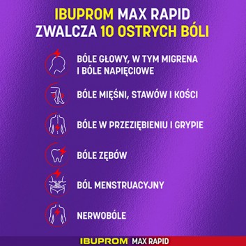 Ibuprom Max Rapid, 12 tabletek