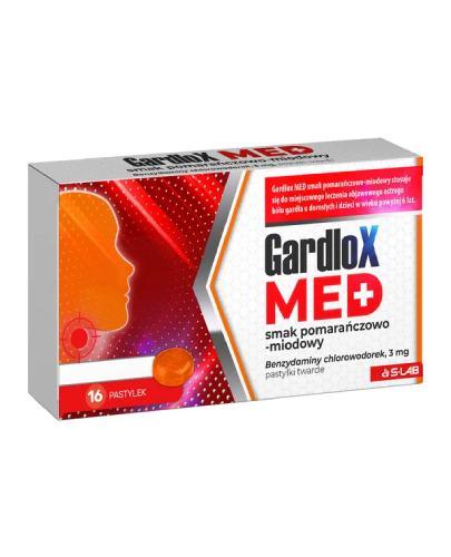 Gardlox Med smak pomarańczowo-miodowy, 16 pastylek zdjęcie