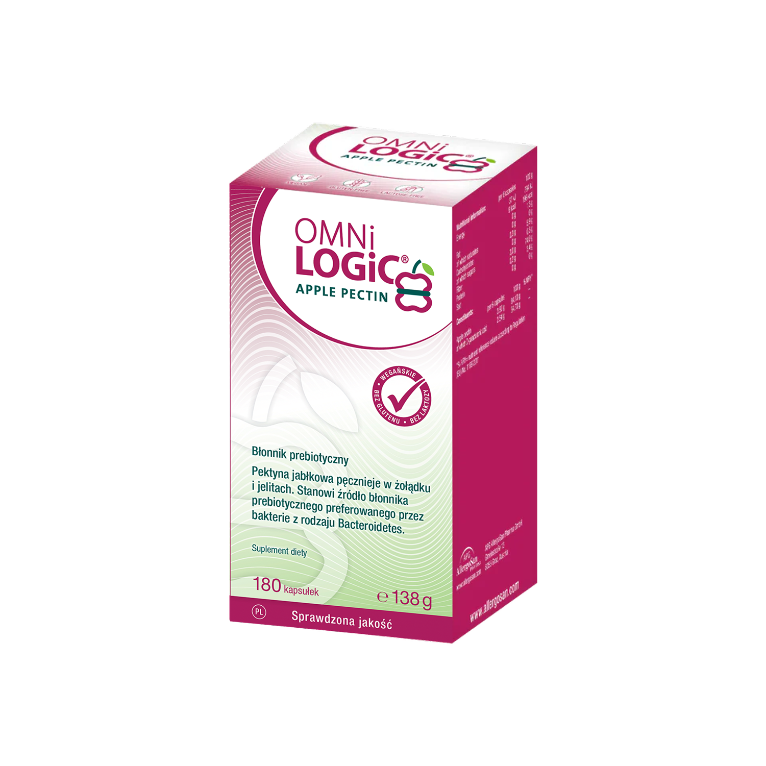 Omni-Logic ApplePectin, kapsułki, 180 sztuk zdjęcie