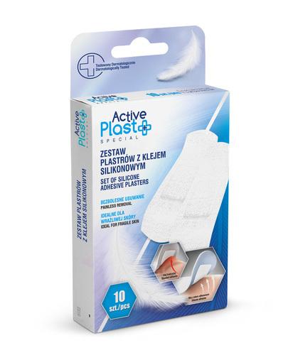 Active Plast Special Zestaw plastrów z klejem silikonowym, 10 sztuk zdjęcie