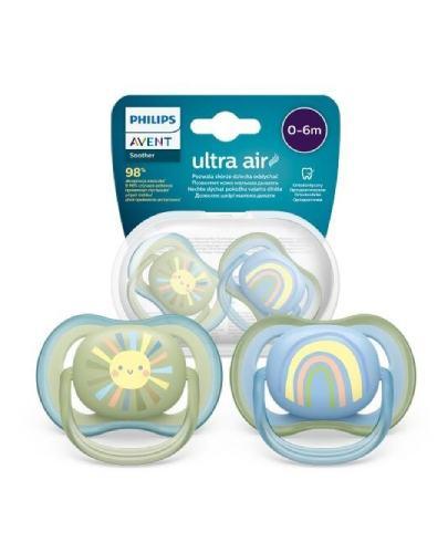 Avent Ultra Air SCF085/58 Smoczek uspokajający 0-6 m, 2 sztuki  zdjęcie