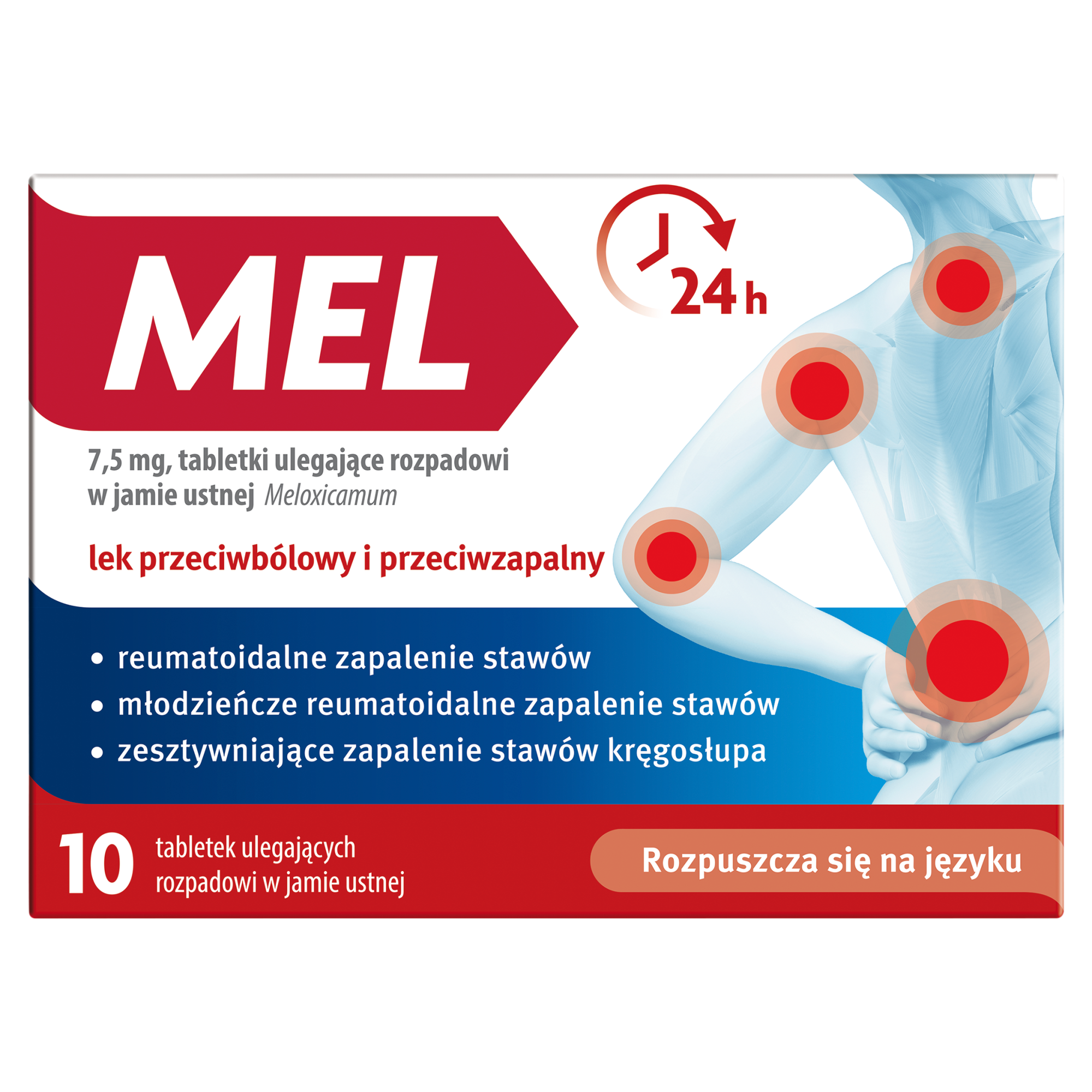 MEL 7,5mg - 10 tabl. zdjęcie