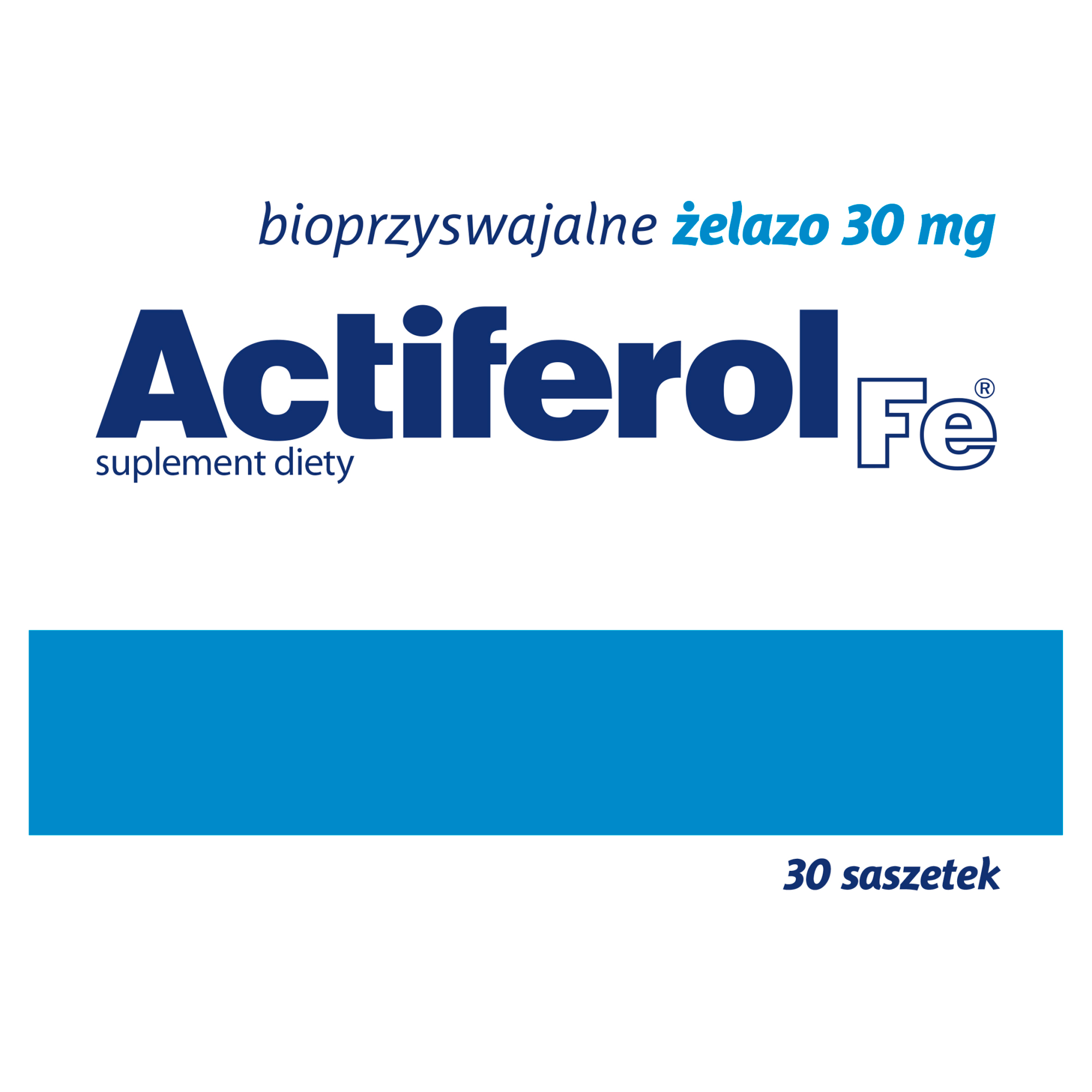 Actiferol Fe, 30 mg, proszek do rozpuszczenia w saszetkach, 30 sztuk zdjęcie