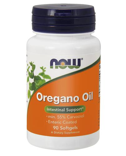NOW FOODS Oregano Oil - 90 kaps. - cena, dawkowanie, opinie  zdjęcie