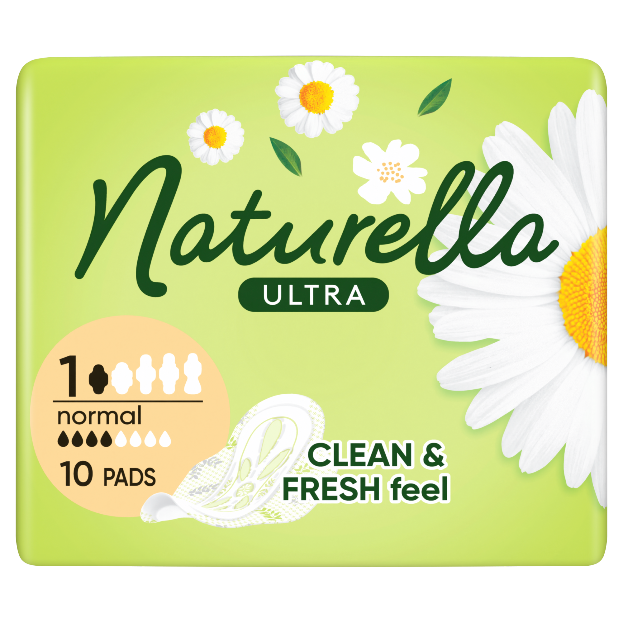 Naturella Ultra Normal Podpaski ze skrzydełkami, 10 sztuk zdjęcie