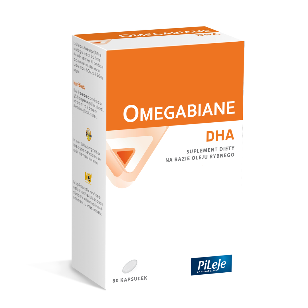 Omegabiane DHA, kapsułki, 80 sztuk