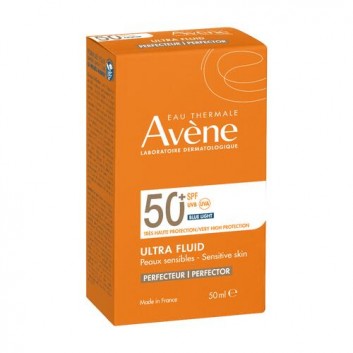 AVENE Bardzo wysoka ochrona przeciwsłoneczna Ultra Fluid Perfector SPF50+, 50 ml
