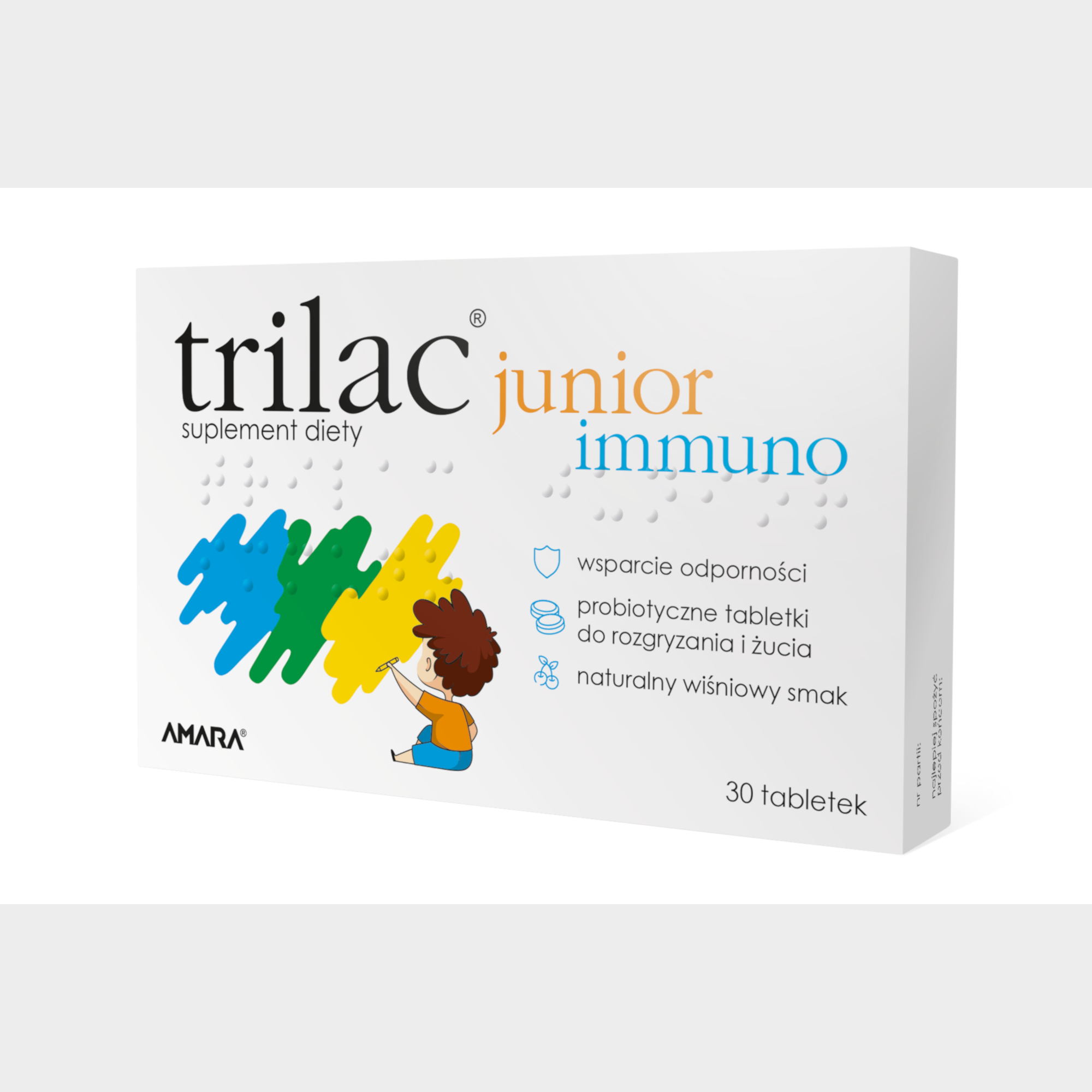 Trilac Junior immuno, tabletki do ssania, 30 sztuk zdjęcie