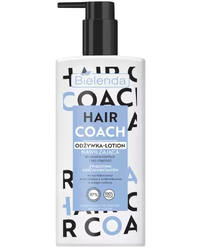 Bielenda Hair Coach Odżywka-Lotion Nawilżająca do włosów cienkich i bez objętności  280 ml zdjęcie