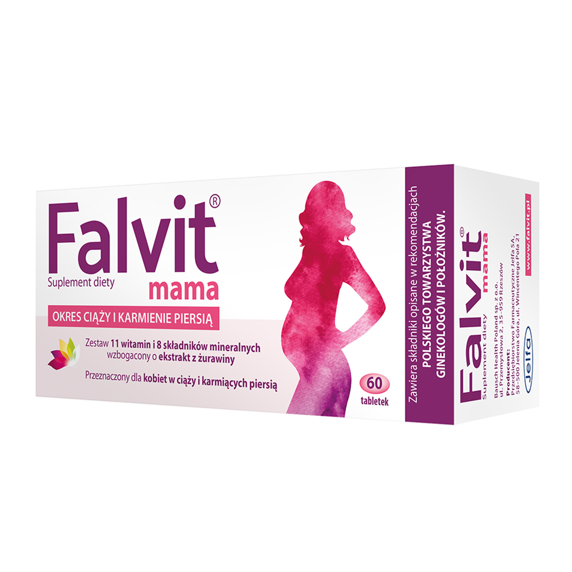Falvit mama, tabletki powlekane, 60 sztuk zdjęcie