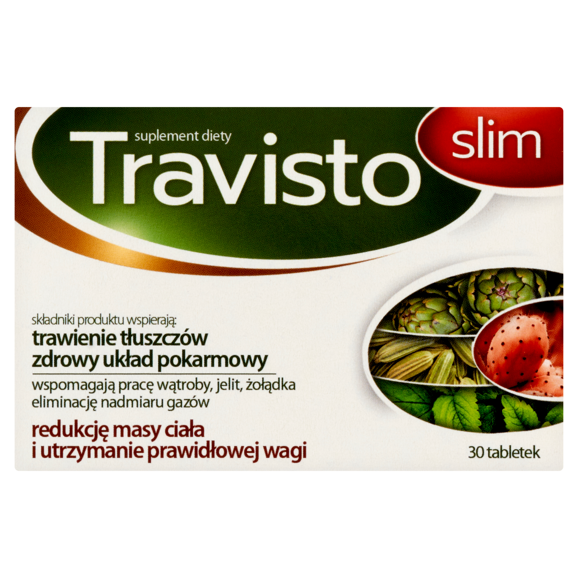 Travisto slim, tabletki powlekane, 30 sztuk zdjęcie