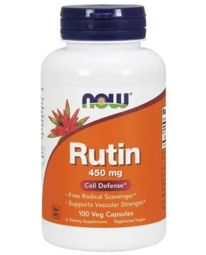 NOW Foods Rutine 450 mg (rutyna) 100 kapsułek zdjęcie