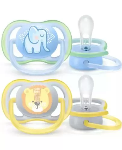Avent Philips Ultra Air smoczek uspokajający 0-6m 2 sztuki [SCF085/01] zdjęcie